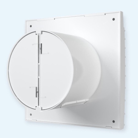 SILENT 5C Matt white DICITI Вентилятор накладной D125 обр.клапан